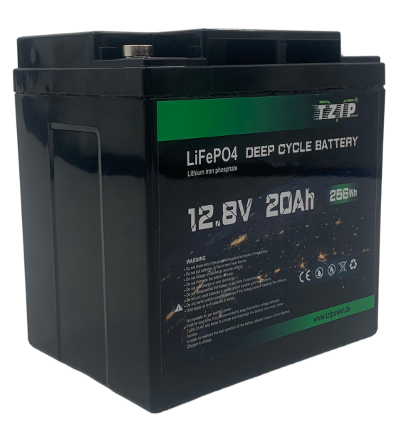 12V 20Ah (24Ah) LiFePO4 Lithium Batterie Akku, Wohnmobil, Boot Solar RV Speicher